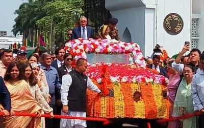  প্রথম কোনো রাষ্ট্রপতিকে আনুষ্ঠানিক বিদায় জানাল বঙ্গভবন