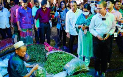 কাঁচা মরিচের দাম বেশি রাখায় ৯৫ ব্যবসায়ীকে জরিমানা