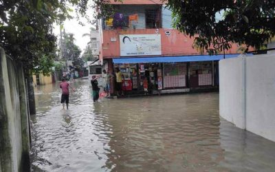 শহরজুড়ে জলাবদ্ধতা সিলেটে