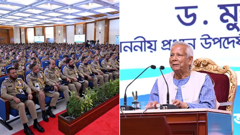 তিন দিনব্যাপী পুলিশ সপ্তাহের উদ্বোধন করলেন প্রধান উপদেষ্টা