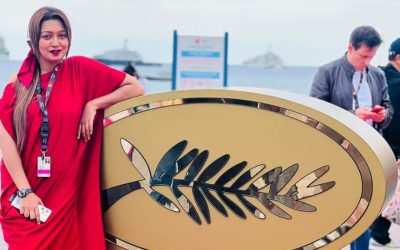 কান উৎসবে প্রথম টেলিভিশন নারী সাংবাদিক শাহরিন জেবিন