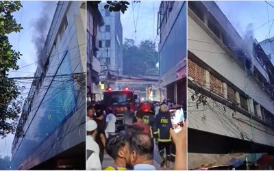 মতিঝিলে ভবনে লাগা আগুন নিয়ন্ত্রণে