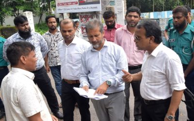 রাজশাহীতে অবৈধ দখল ও প্লটের অপব্যবহারের বিরুদ্ধে আরডিএর অভিযান