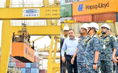 নিউমুরিং টার্মিনাল পরিদর্শন করলেন নৌবাহিনী প্রধান