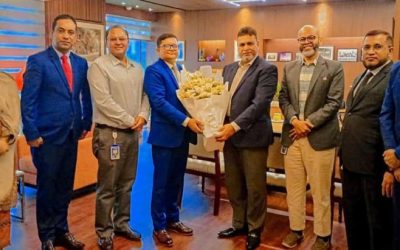 ব্র্যাক ব্যাংকের সিইও তারেক রেফাত উল্লাহ খানকে প্রগতি লাইফের শুভেচ্ছা