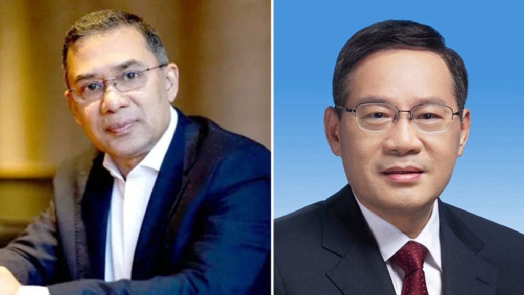 তারেক রহমানকে অভিনন্দন জানিয়েছেন চীনের প্রধানমন্ত্রী