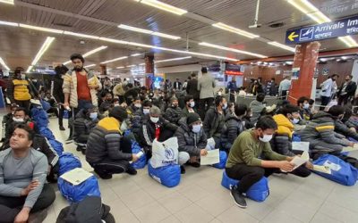 লিবিয়া থেকে দেশে ফিরলেন ১৭৫ বাংলাদেশি