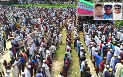 পাশাপাশি চিরনিদ্রায় শায়িত হলেন ওমানে নিহত ৪ ভাই