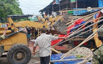 চট্টগ্রামে সড়ক ও ফুটপাত থেকে ২০০ দোকান উচ্ছেদ
