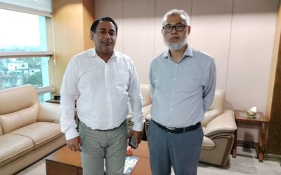 কুন্ডের বাজার ব্রিজসহ বিভিন্ন উন্নয়ন প্রকল্প নিয়ে প্রধান প্রকৌশলীর সঙ্গে তানভীর সিনহার সৌজন্য সাক্ষাৎ