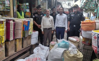 ভোলায় পরিবেশ অধিদপ্তরের অভিযানে ১,৪৮০ কেজি নিষিদ্ধ পলিথিন জব্দ, জরিমানা ৫ হাজার টাকা