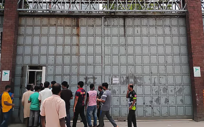 শ্রমিক অসন্তোষে অ্যাপেক্স স্পিনিংয়ের কারখানা বন্ধ