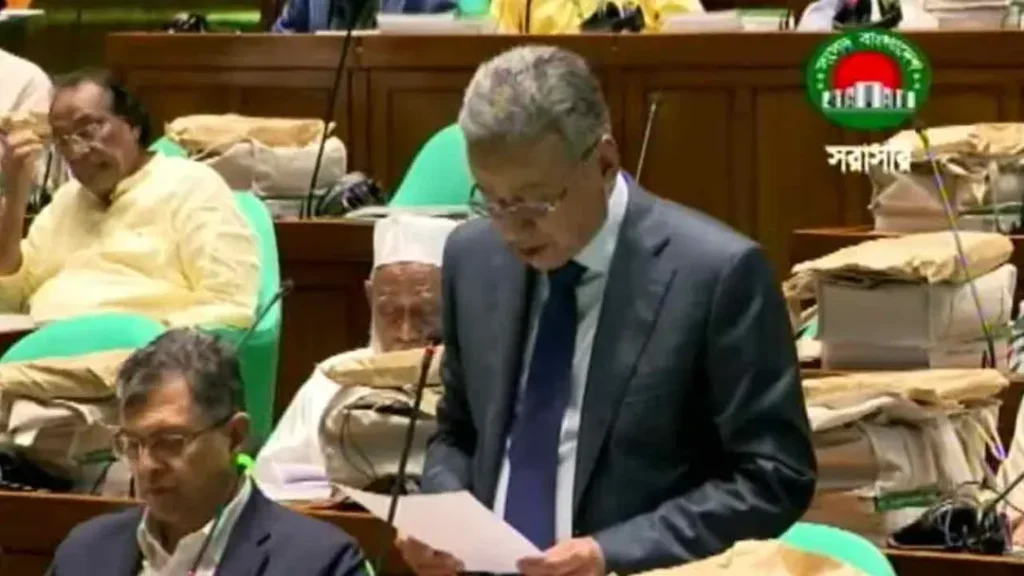 জাতীয় সংসদের দেশের ৫৫তম বাজেট উপস্থাপন