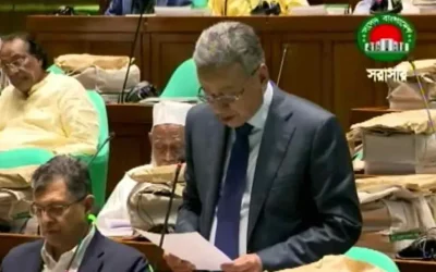 জাতীয় সংসদের দেশের ৫৫তম বাজেট উপস্থাপন
