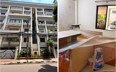 সদ্য সাবেক রাষ্ট্রপতির গুলশানের বাড়িতে পরিচ্ছন্নতা ও রঙের কাজ চলছে