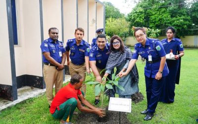 রাজশাহী রেঞ্জে ডিআইজির উদ্যোগে বৃক্ষরোপণ কর্মসূচি