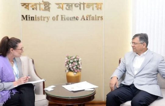 স্বরাষ্ট্রমন্ত্রী-আইওএম মিশন প্রধানের বৈঠকে মানবপাচার রোধে জোর
