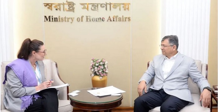 স্বরাষ্ট্রমন্ত্রী-আইওএম মিশন প্রধানের বৈঠকে মানবপাচার রোধে জোর