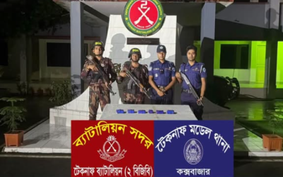 টেকনাফে কুরিয়ার সার্ভিসের কার্গো থেকে ১১ হাজার ২০০ পিস ইয়াবা উদ্ধার