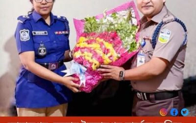 ইসলামপুর সার্কেল অফিস পরিদর্শনে জামালপুরের পুলিশ সুপার ফারহানা ইয়াসমিন