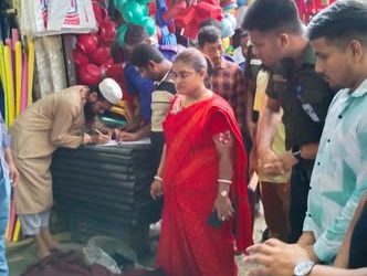 সাচনা বাজারে মোবাইল কোর্ট পরিচালনা ও অবৈধ কারেন্ট জাল ধ্বংস