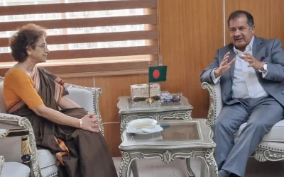 তথ্যমন্ত্রীর সঙ্গে জাতিসংঘে বাংলাদেশের মনোনীত স্থায়ী প্রতিনিধির সাক্ষাৎ