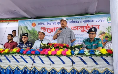 বরিশালে ১৫ দিনব্যাপী বৃক্ষমেলার উদ্বোধন তথ্যমন্ত্রীর