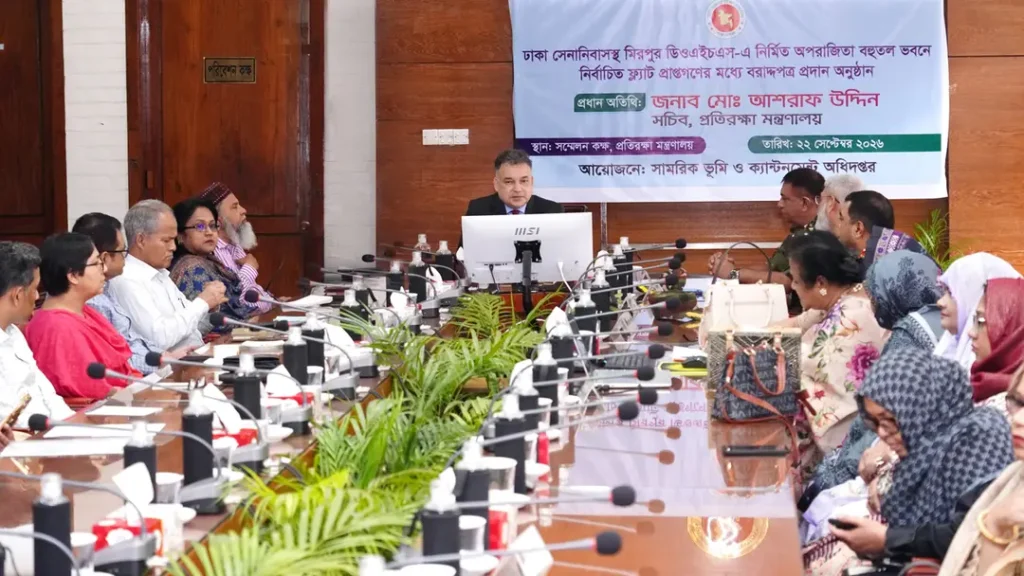 বিডিআর বিদ্রোহ ও জাতিসংঘ মিশনে হতাহতদের ৭০ পরিবারে ফ্ল্যাট বরাদ্দ