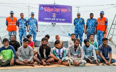 গভীর বঙ্গোপসাগরে ইঞ্জিন বিকল, ১৩ জেলেকে জীবিত উদ্ধার