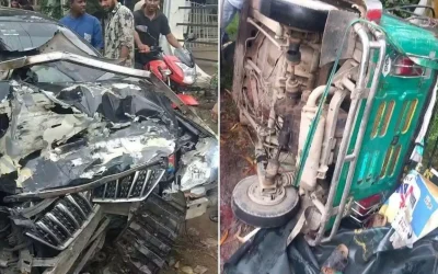 হাটহাজারীতে সিএনজি-মাইক্রোবাসের সংঘর্ষে ৫ এইচএসসি পরীক্ষার্থী আহত
