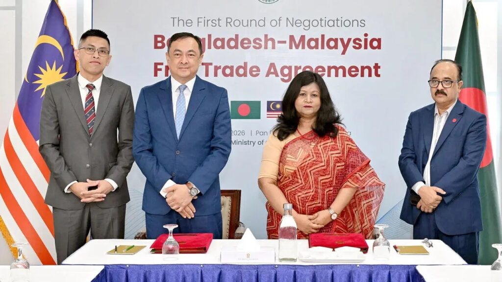 বাংলাদেশ-মালয়েশিয়া মুক্ত বাণিজ্য চুক্তি চূড়ান্তে প্রথম দফার আলোচনা শুরু