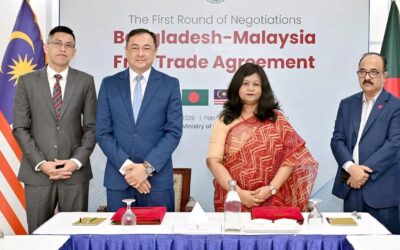 বাংলাদেশ-মালয়েশিয়া মুক্ত বাণিজ্য চুক্তি চূড়ান্তে প্রথম দফার আলোচনা শুরু