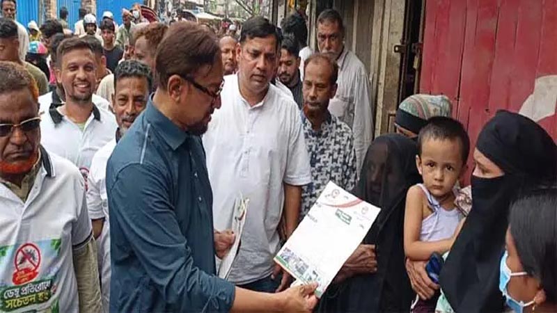 এডিস মশার প্রজননস্থল ধ্বংস করলেই ডেঙ্গু নিয়ন্ত্রণ সম্ভব: মেয়র শাহাদাত