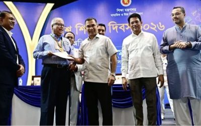 ১০২ গুণী শিক্ষকের হাতে সম্মাননা তুলে দিলেন প্রধানমন্ত্রী